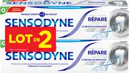 Auchan Sensodyne dentifrice répare et protège blancheur sensodyne offre