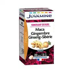 Auchan Juvamine juvamine tonifiant sexuel maca ginseng gingembre x40 26g offre