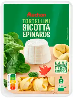 Auchan Auchan tortellini ricotta et épinards auchan offre