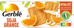 Auchan Gerble biscuits au soja saveur orange gerblé offre