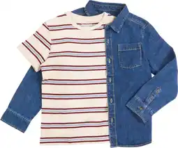 Auchan In extenso chemise + tee-shirt garçon inextenso offre