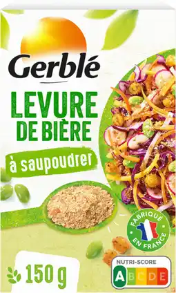 Auchan Gerble levure de bière à saupoudrer gerblé offre