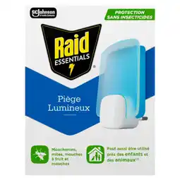 Auchan Raid diffuseur piège lumineux raid essentials offre