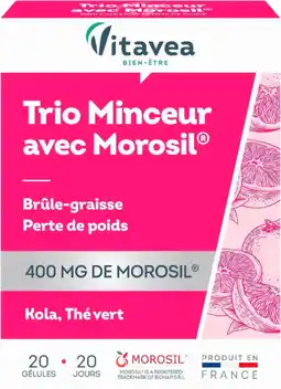 Auchan Vitarmonyl compléments alimentaires trio minceur brûle-graisse et perte de poids vitavea offre