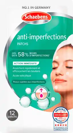 Auchan Schaebens patchs anti-imperfections schaebens offre