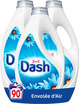 Auchan Dash lessive liquide 2 en 1 détergeant dash offre