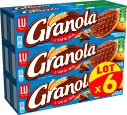 Auchan Granola granola chocolat au lait lu offre