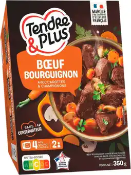 Auchan Tendre et plus bœuf bourguignon cuit tendre & plus offre