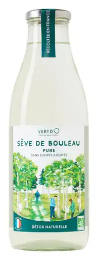 Auchan Vert d'o sève de bouleau française bio vert d'o offre