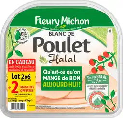 Auchan Fleury michon blanc de poulet halal fleury michon offre