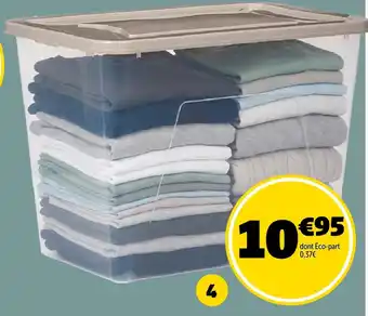 GiFi Box à roulettes 80 l offre