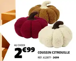 GiFi Coussin citrouille offre