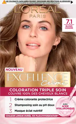 Auchan Supermarché Excellence coloration excellence crème l'oréal offre