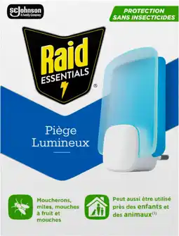 Auchan Supermarché Raid diffuseur piège lumineux raid essentials offre