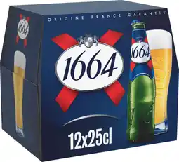 Auchan Supermarché 1664 bière blonde 1664 offre