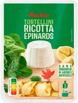 Auchan Supermarché Auchan tortellini ricotta et épinards auchan offre
