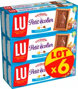 Auchan Supermarché Petit ecolier biscuit petit écolier chocolait au lait lu offre