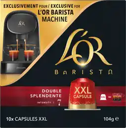 Auchan Supermarché L or dosettes de café barista double splendente l'or espresso offre