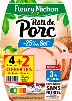 Auchan Supermarché Fleury michon rôti de porc fleury michon offre