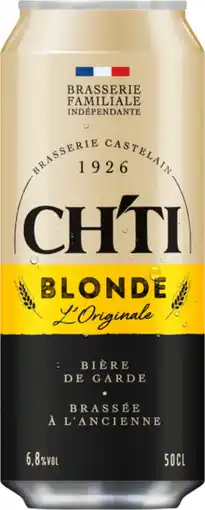 Auchan Supermarché Chti bière blonde ch'ti offre