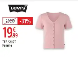 Intersport Levi's tee-shirt femme offre