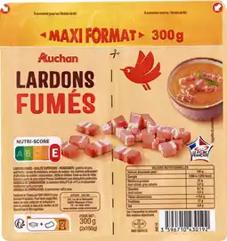Auchan Supermarché Auchan lardons fumés auchan offre