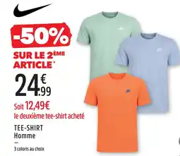 Intersport Nike tee-shirt homme offre