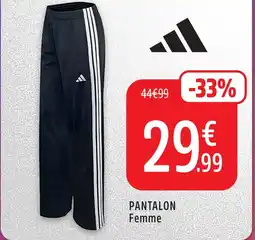 Intersport Adidas pantalon femme offre