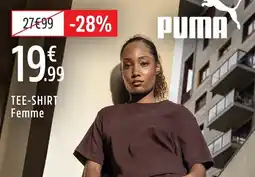 Intersport Puma tee-shirt femme offre
