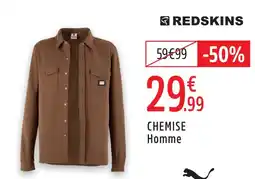 Intersport Redskins chemise homme offre