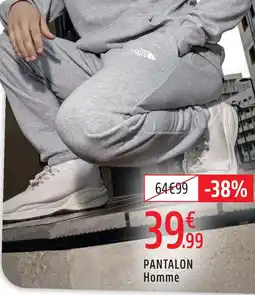 Intersport The north face pantalon homme offre