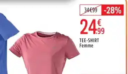 Intersport Nike tee-shirt femme offre