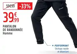 Intersport Columbia pantalon de randonnée homme offre