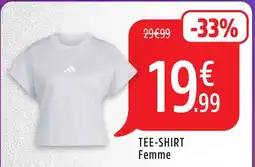 Intersport Adidas tee-shirt femme offre