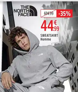Intersport The north face sweatshirt homme offre