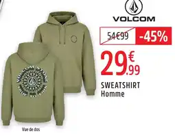Intersport Volcom sweatshirt homme offre