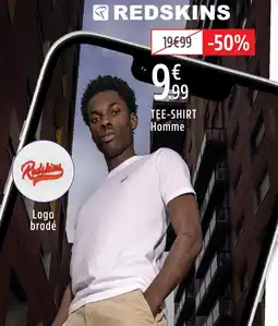 Intersport Redskins tee-shirt homme offre