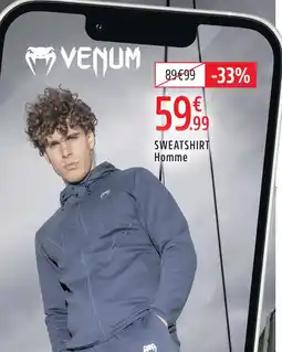 Intersport Venum sweatshirt homme offre