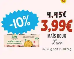 Naturalia Luce maïs doux offre