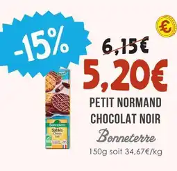 Naturalia Bonneterre petit normand chocolat noir offre