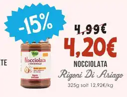 Naturalia Rigoni di asiago nocciolata offre