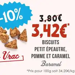 Naturalia Baramel biscuits petit épeautre, pomme et caramel offre