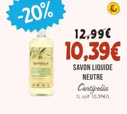 Naturalia Centifolia savon liquide neutre offre