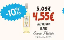 Naturalia Cuvee plaisir sauvignon blanc offre