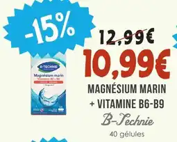 Naturalia B-technie magnésium marin + vitamine b6-b9 offre