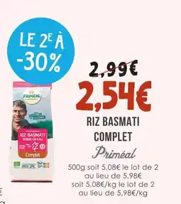 Naturalia Priméal riz basmati complet offre