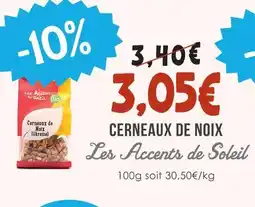 Naturalia Les accents de soleil cerneaux de noix offre