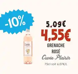 Naturalia Cuvée plaisir grenache rosé offre