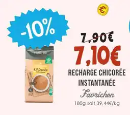 Naturalia Favorichon recharge chicorée instantanée offre