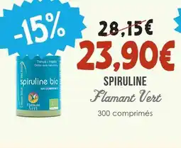 Naturalia Flamant vert spiruline bio offre